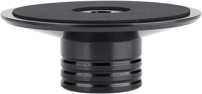 Black Record Weight Clamp Turntables Metal Disc Stabilizer Black (BLACK)