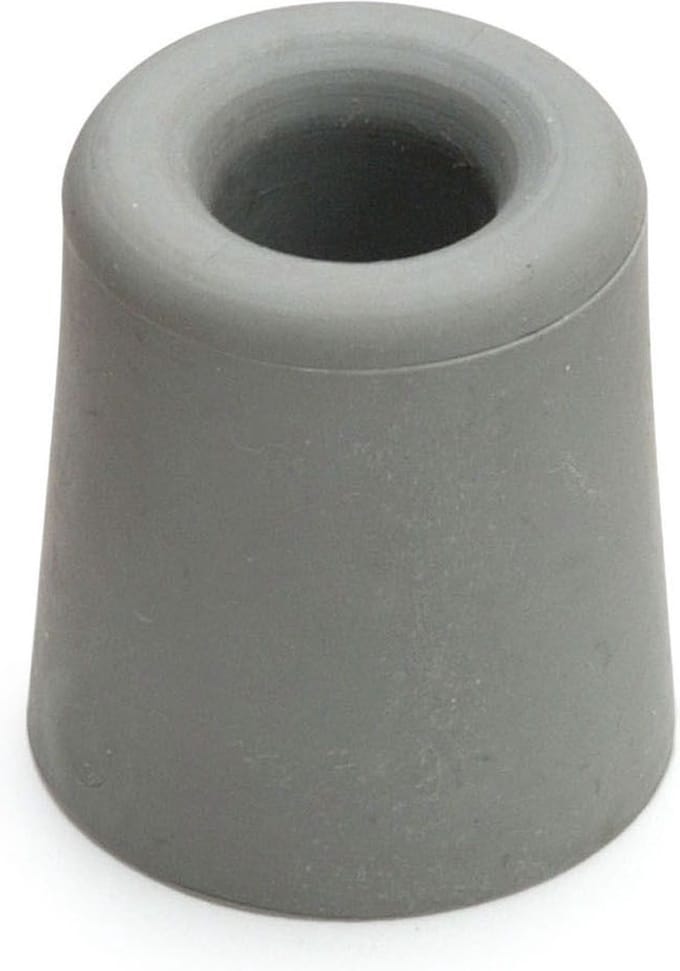 Deurbuffer ø31x33mm Grijs Rubber