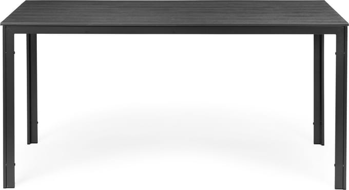Tuintafel kunststof grijs - polywood - 6 persoons - 156x78x74 cm