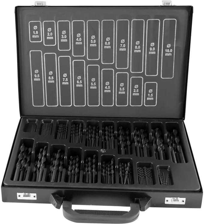 JBM Spiraalboren set in koffer HSS 4241