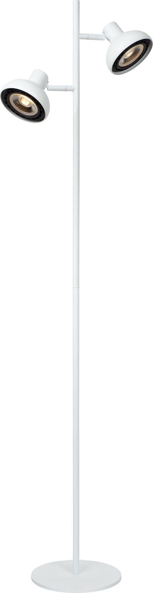 Lucide SENSAS - Vloerlamp - 2xGU10 (ES111) - Wit