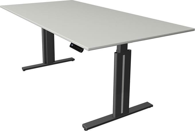 Kerkmann - Bureau Move-3 elegant licht grijs 200x100cm elektrisch verstelbaar