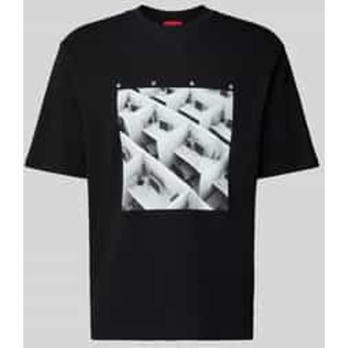 Slim fit T-shirt van puur katoen Model 'DODGER'