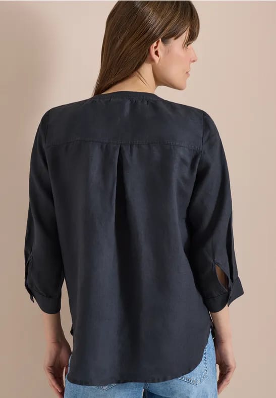 Tuniek met 3/4 mouwen van puur linnen