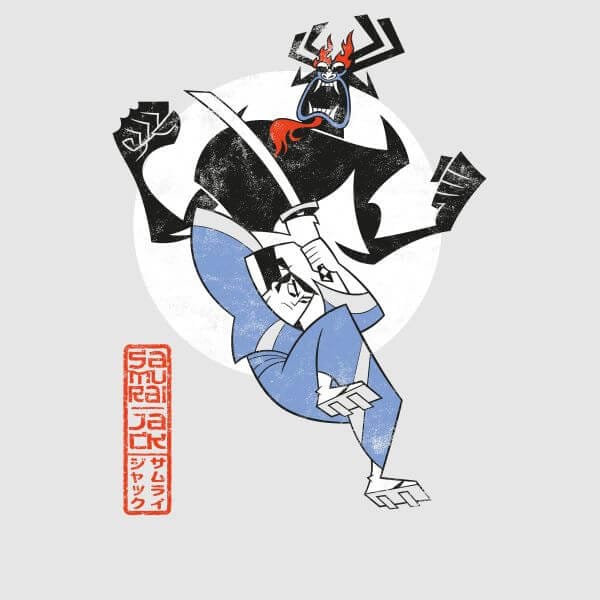 Samurai Jack Eternal Battle Women's T-Shirt - Grey - S