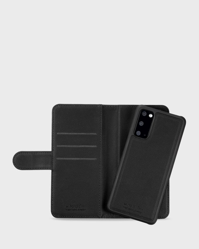 Wallet case magnet black Galaxy S20