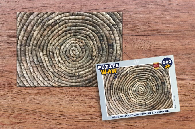 Puzzel Cirkel - Riet - Mand - Legpuzzel - Puzzel 500 stukjes