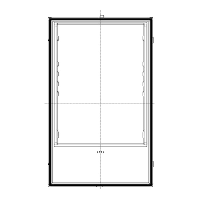 AEG koelkastdeur, wit, 681.2x1109mm 140226911018