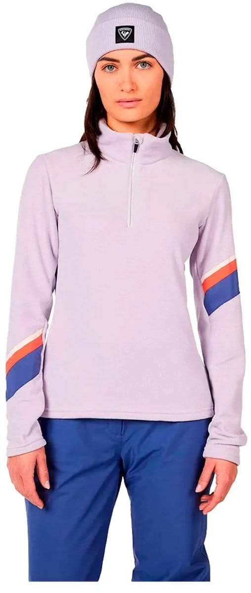 Rossignol Strawpile Fleece Met Halve Rits Paars 2XL Vrouw