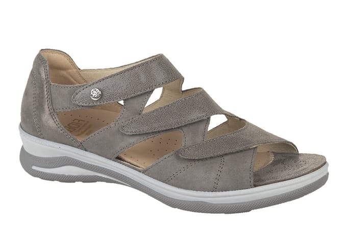 Fidelio Dames Sandaal - 496016-78 Grijs - Wijdte H - Maat 42