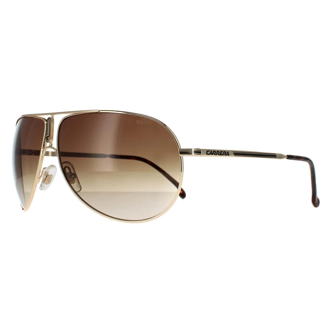 Carrera Aviator Unisex Goud Bruin Gradiënt