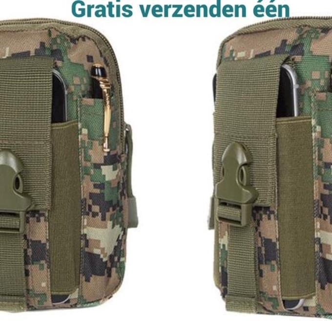 Saizi  Nylon Heuptas - Bruin - Waterdicht