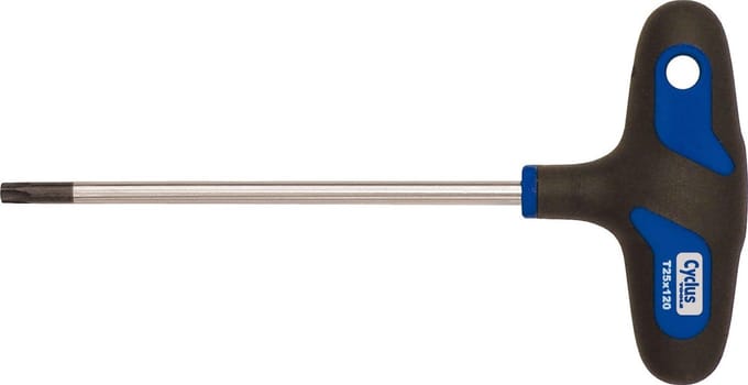 Torx Schroevendraaier - TX25 - Fietsreparatie - Precisie punt - TX25 - Grijs