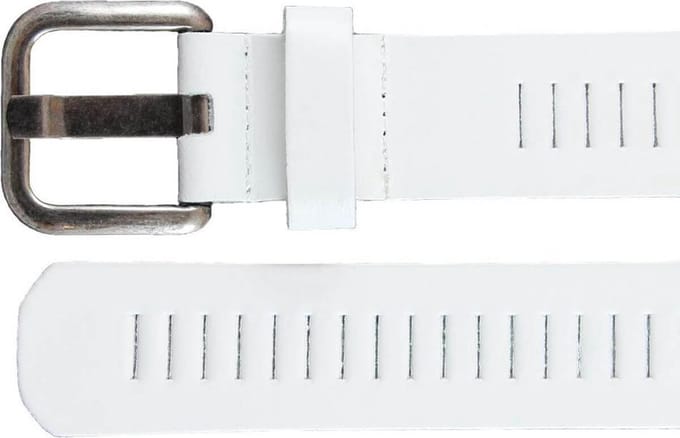 Timbelt - Herenriem - 4 CM - 100% Leder - Modelnummer 427 - Wit