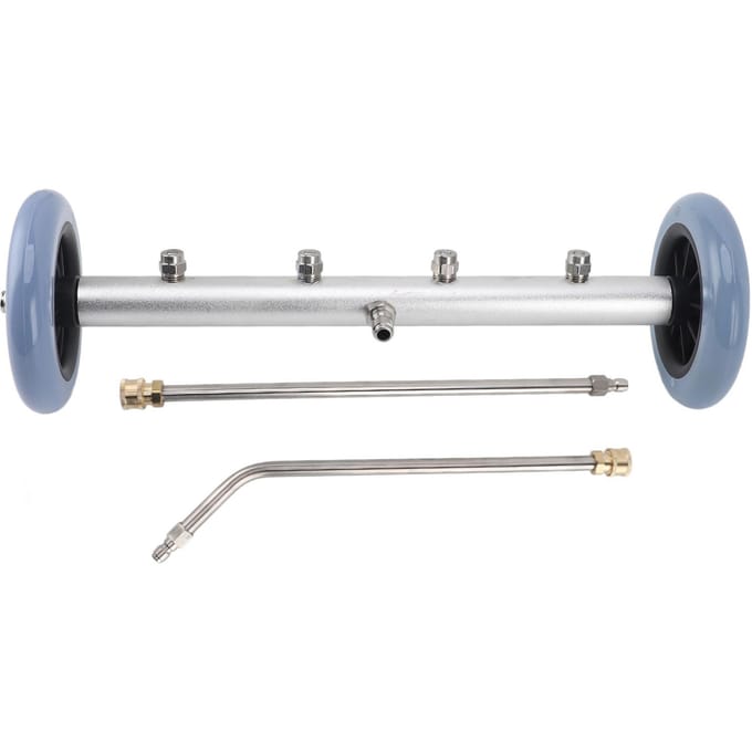 Onderwagenreiniger 16 inch 4000PSI Hogedruk Onder Auto Wassen Waterbezem met Verlengstang blauw