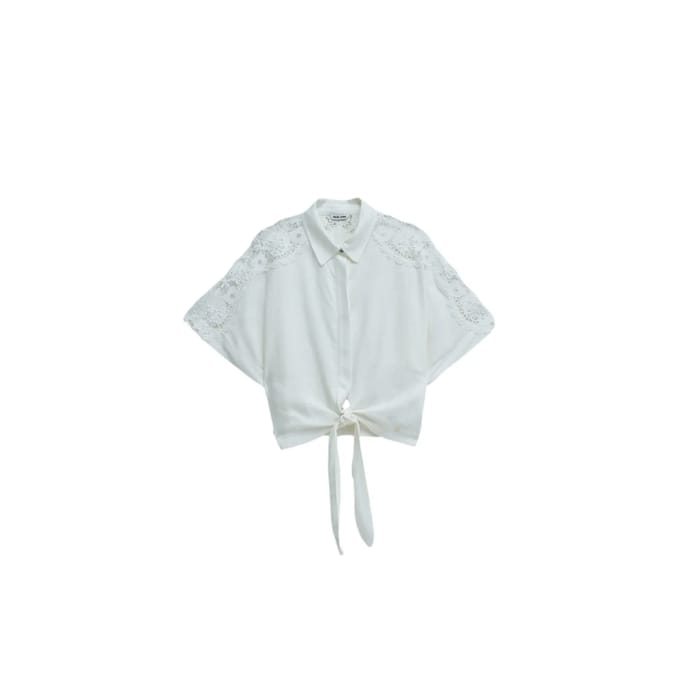 Linnen en kant blouse dames Salsa Jeans