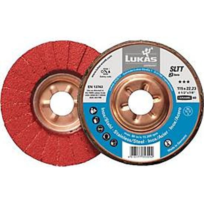 LUKAS-ERZETT A27201250600050 Lamellenschuurschijf Diameter 125 mm Korrelgrootte (num): 60 10 stuk(s)