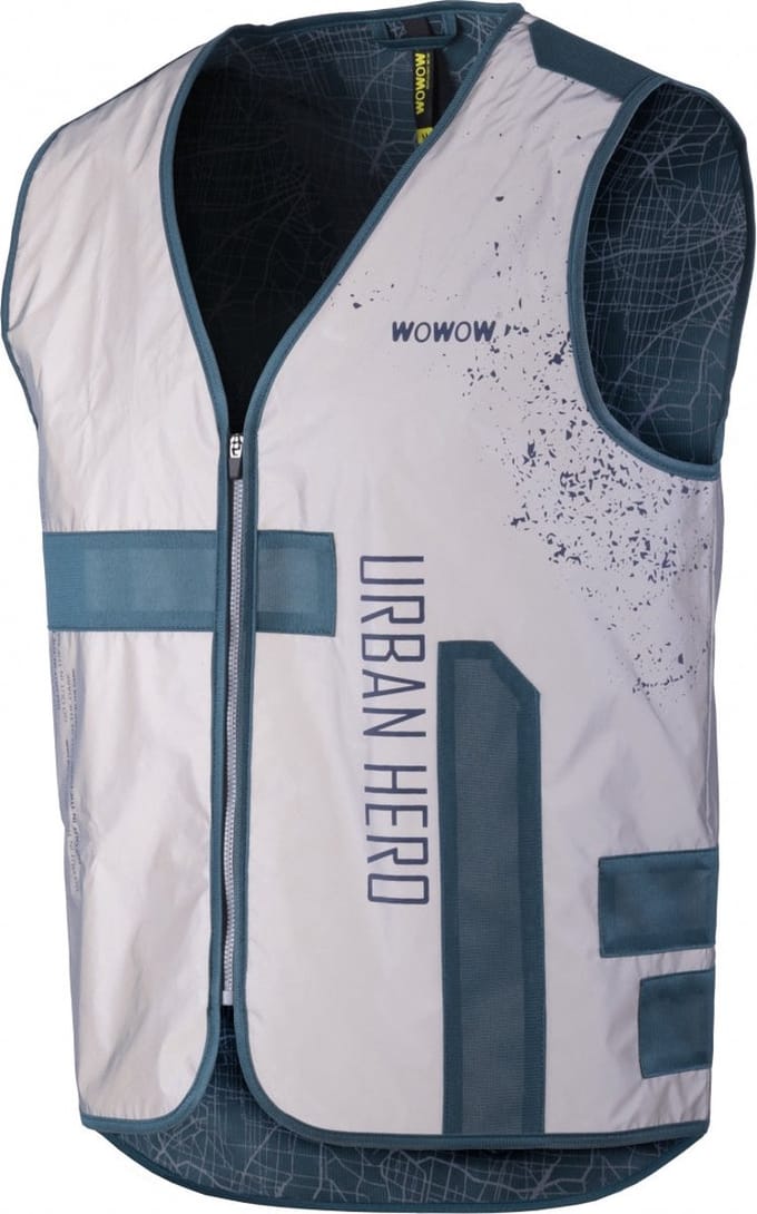 WOWOW Urban Hero Full Reflective Fietsjas met rits - M