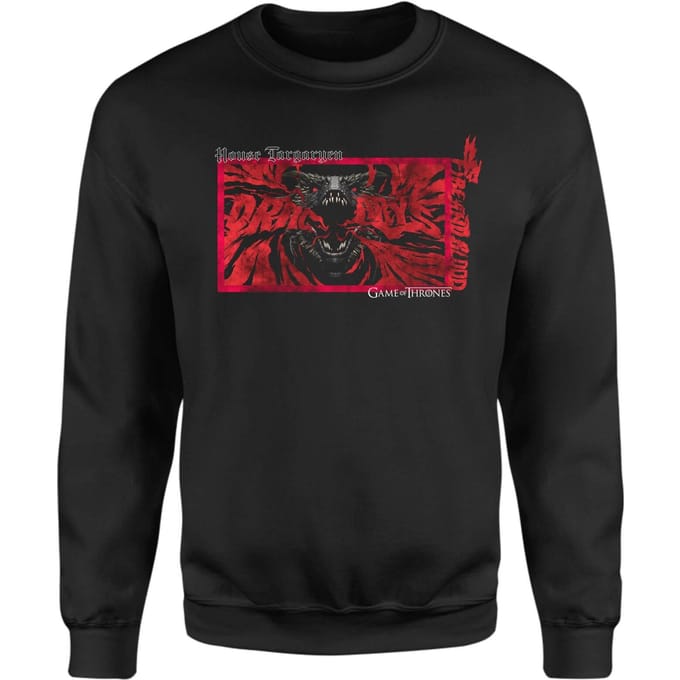Game of Thrones Fire And Blood Sweatshirt - Black - L
