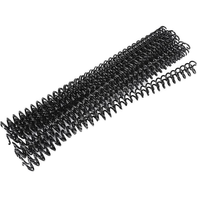 20 stuks 30-gaats losblad plastic bindringen spiraalringen voor A4-papier 19 mm transparant 11mm