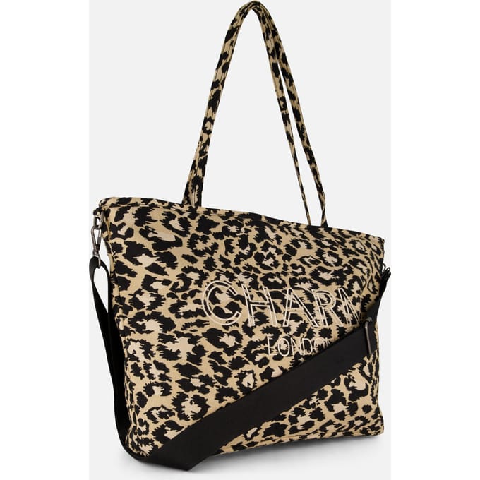 Charm Charm Leopard Shopper beige Synthetisch