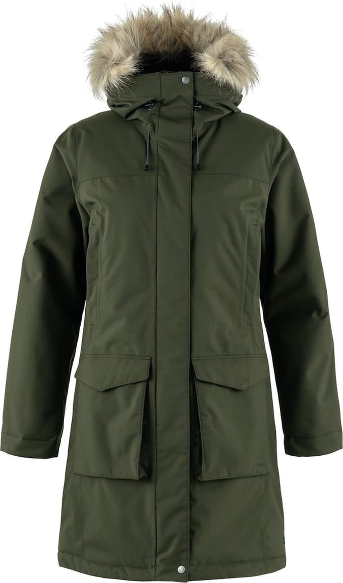 FJALLRAVEN Nuuk lite parka W 87161 662 deep forest M