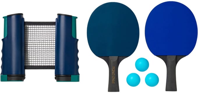Printworks Portable Table Tennis - Ping Pong - Blauw