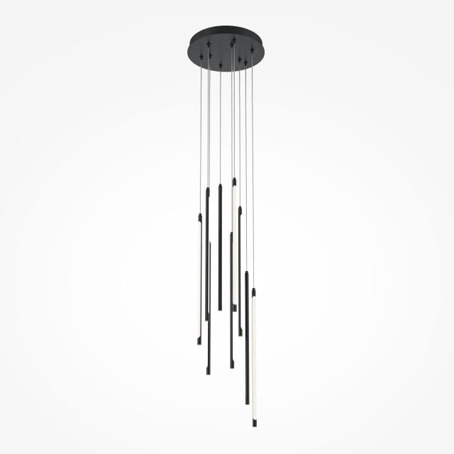 Maytoni - Hanglamp Light stick - Zwart - Ø35