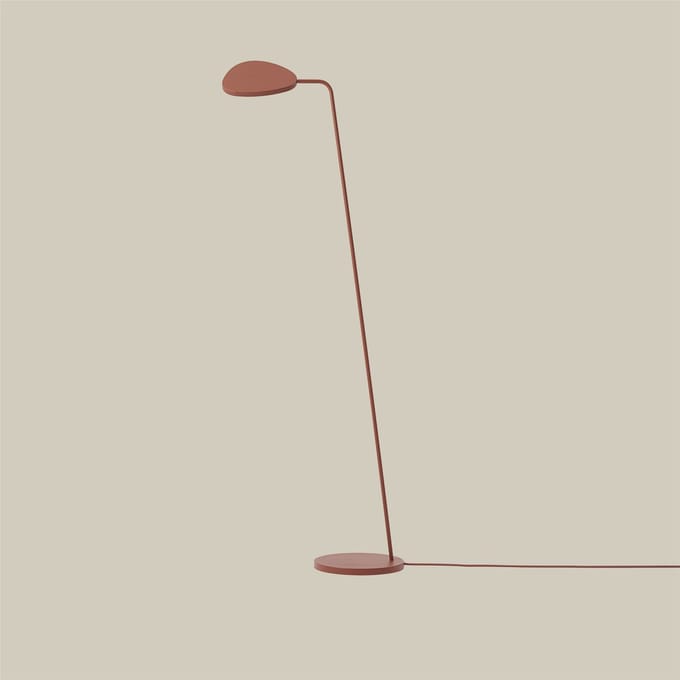 Muuto - Leaf Vloerlamp - koperbruin