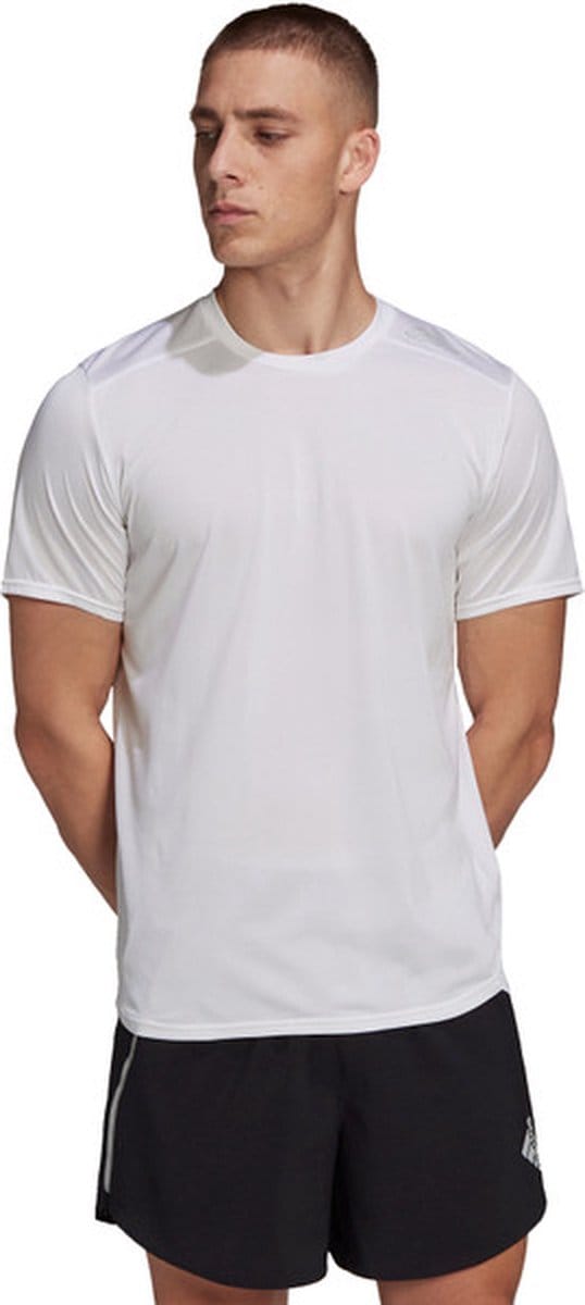 adidas Performance Designed 4 Running T-shirt - Heren - Wit- XL