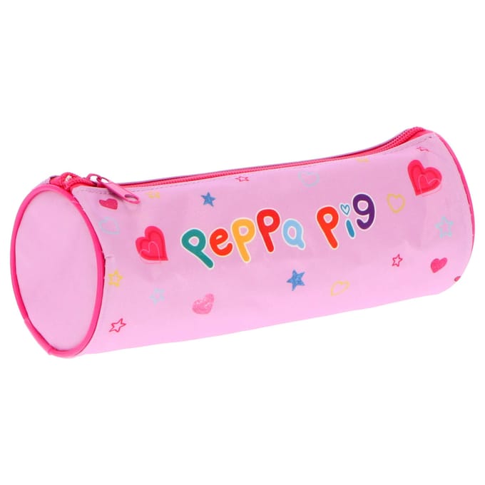 Peppa Pig Etui - Pennenetui voor Kind - Rond - Roze - Pennenzak
