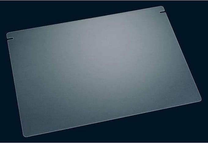 Transparante oplegger voor bureaublad 65 x 50 cm