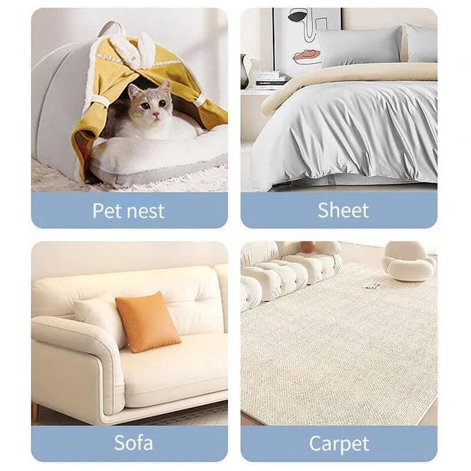 Pet Fur Remover Multifunctionele kleding Ontharingsborstel Herbruikbare Kat Hond Haar Lint Roller Brush Ontharingshulpmiddelen gray