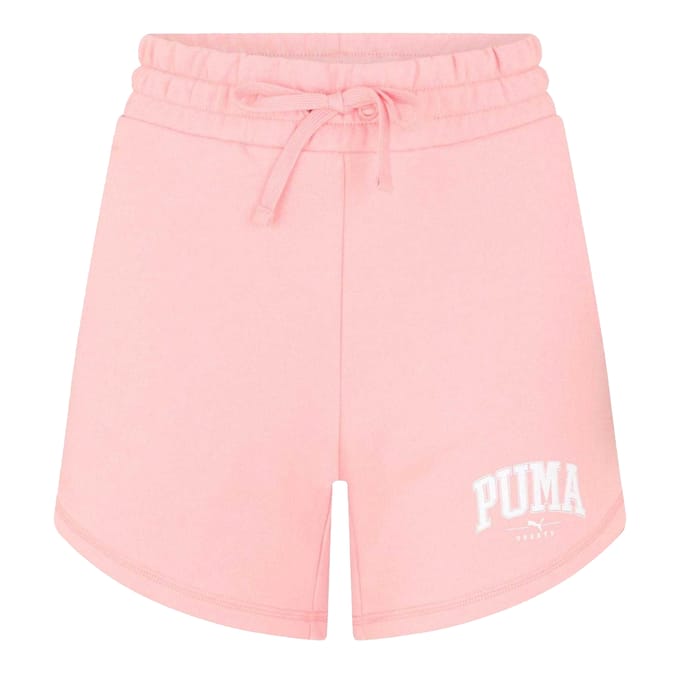 Puma Dames Woven High Waist Sweat Shorts (Roze)