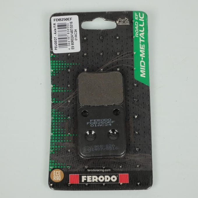 ferodo remblok voor kawasaki 125 klx d-tracker 2010 tot 2014 ar nieuw