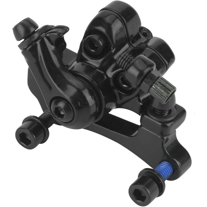 Mechanische Schijfremklauwen Voor en Achter Fiets Fiets (zwart) zwart
