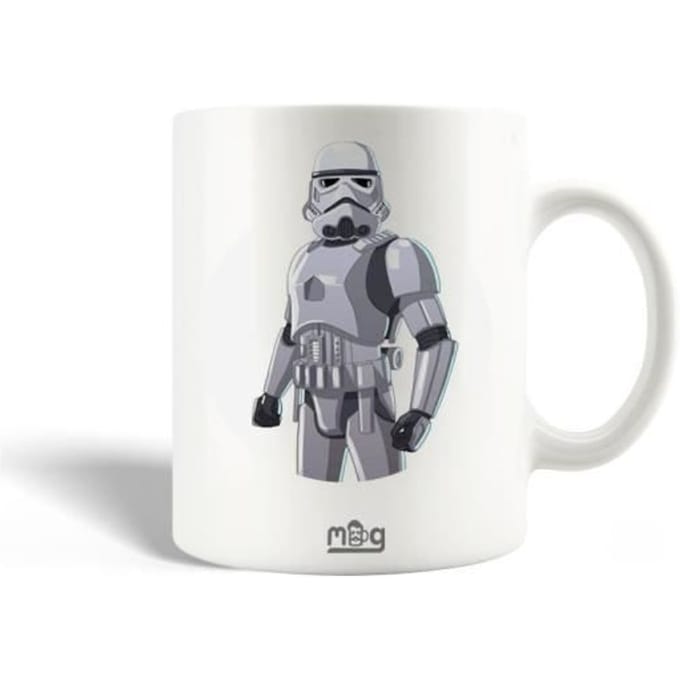Mug en Céramique - Imperial Stormtrooper - 30cl - Compatible Lave-Vaisselle - Blanc - Rond