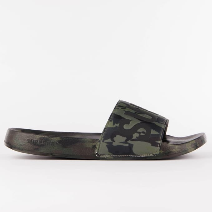 Superdry - Core Camo badslippers - Heren - Slippers