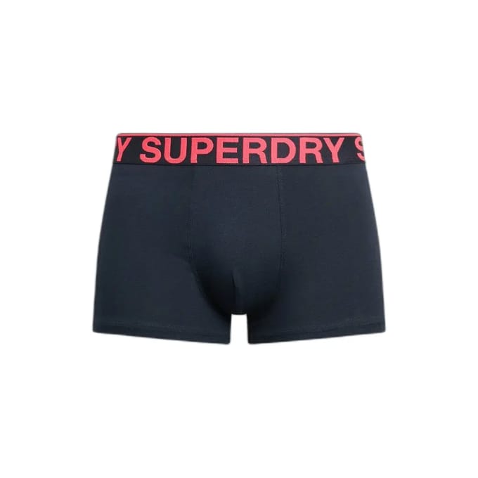 Superdry BOXER TRIPLE PACK Heren Onderbroek - Raven Black Marl