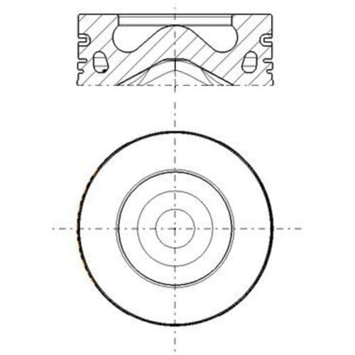 Zuiger MAHLE 279 PI 00104 000