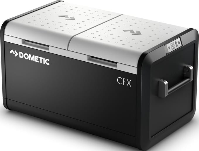Dometic CFX3 75DZ Dual zone compressor koeler/vriezer - 74L - 12/24/230v - Energieklasse D - zwart/grijs