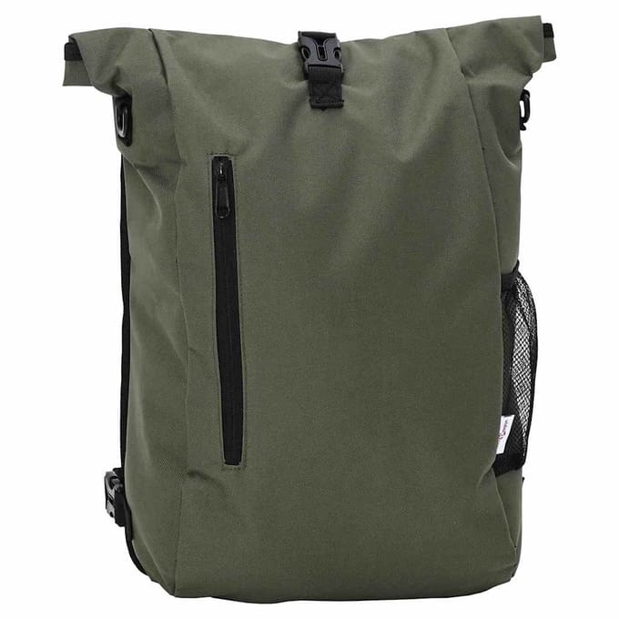 vidaXL - Fietstas - Olijfgroen - 31 - x - 13 - x - 58 - cm - Polyester