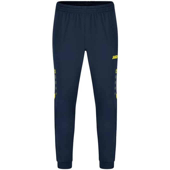 Jako Challenge Polyesterbroek Heren - Marine / Fluogeel | Maat: 3XL