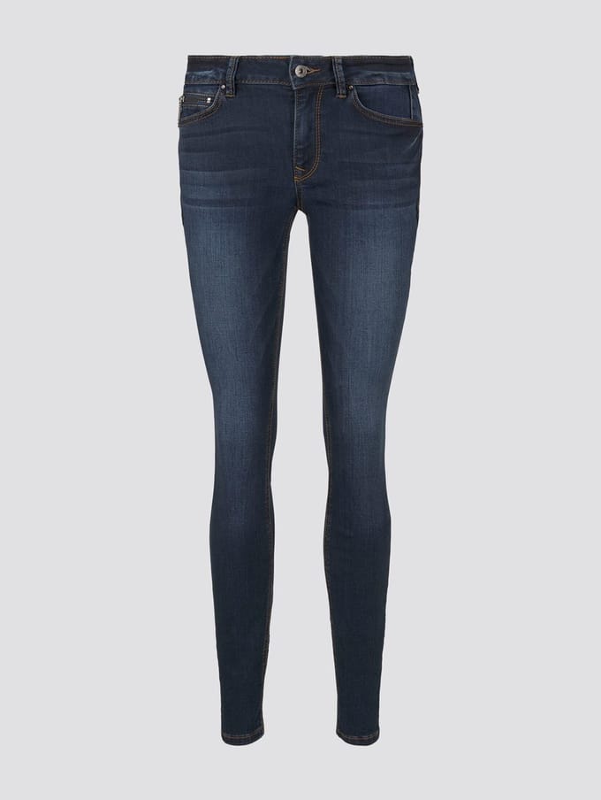 Tom Tailor Denim - TTJONA EXTRA SKINNY-jeans - Maat 25/34 - dark stone wash denim