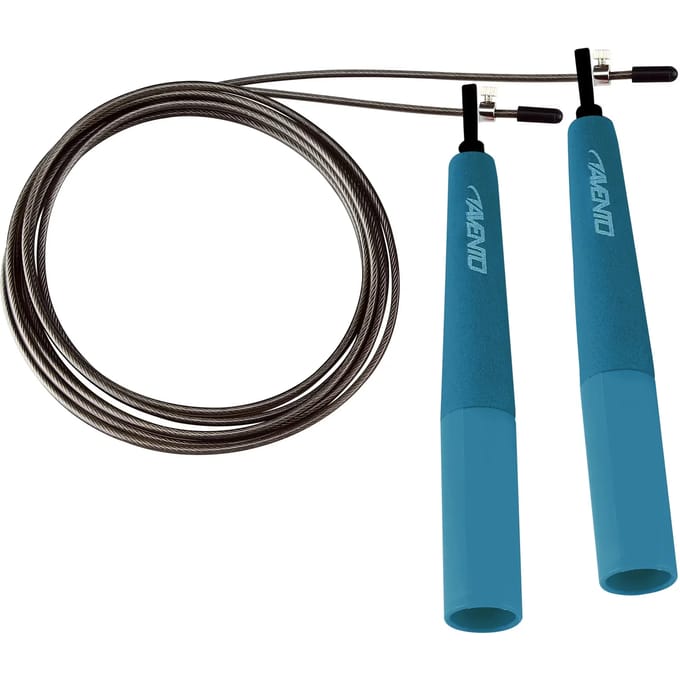 Avento Springtouw Staal - Speed Grip - Blauw