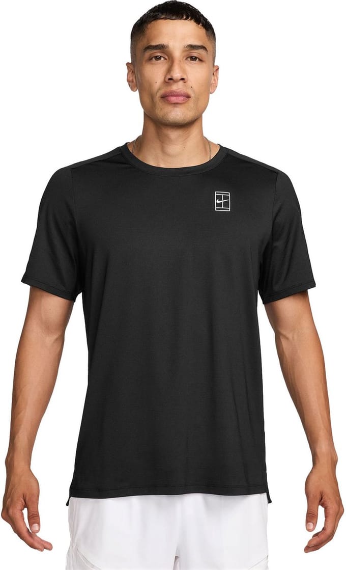 Nike Court Dri-Fit Advantage T-shirt Heren-Zwart,Wit