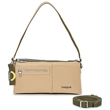 Desigual schoudertas Delta Nova Shoulder Bag Beige (rood)paars