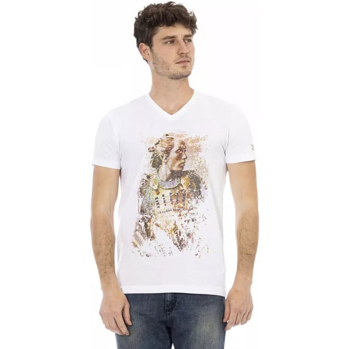 Trussardi Action Witte Katoenen T-Shirt