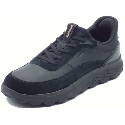 GEOX SPHERICA PLUS HEREN Sneakers - ZWART - Maat 40