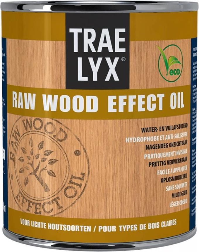 Trae Lyx raw wood effect oil lichthout - 750 ml